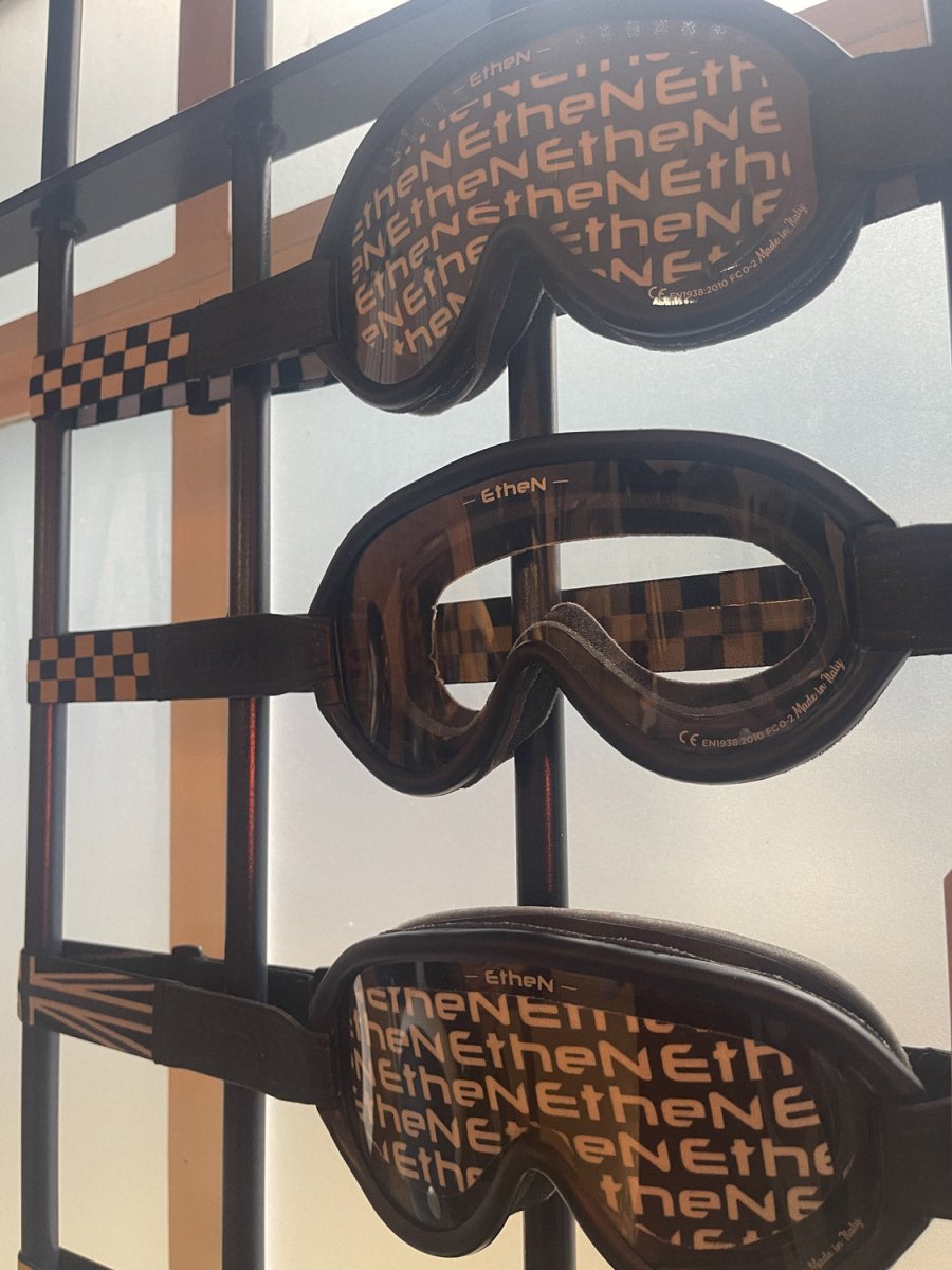 A Glimpse Back in Time: Exploring Ethen Scrambler and Vintage Gogglesdd Goggles - Veloce Club