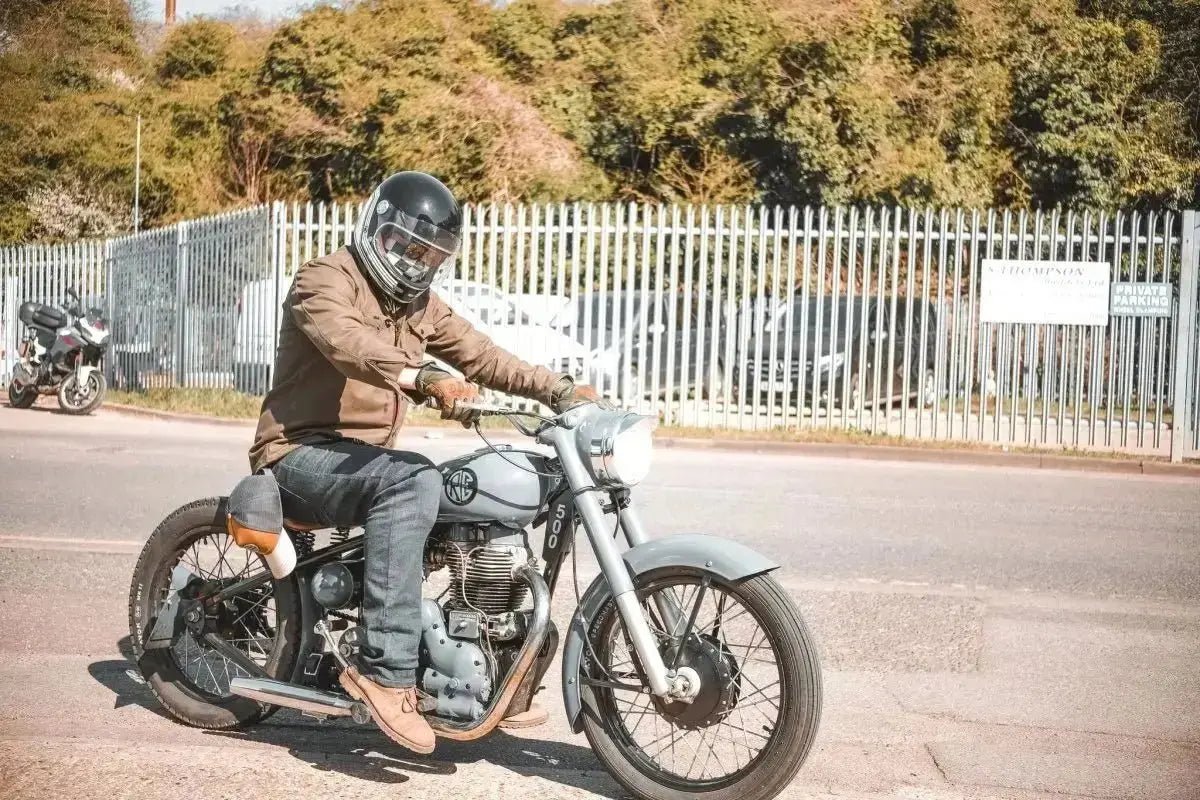 Ben & his stunning Royal Enfield - Veloce Club