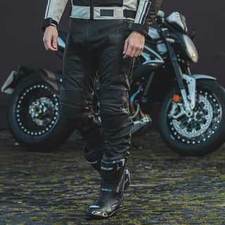 Motorcycle Leather Trousers - Veloce Club