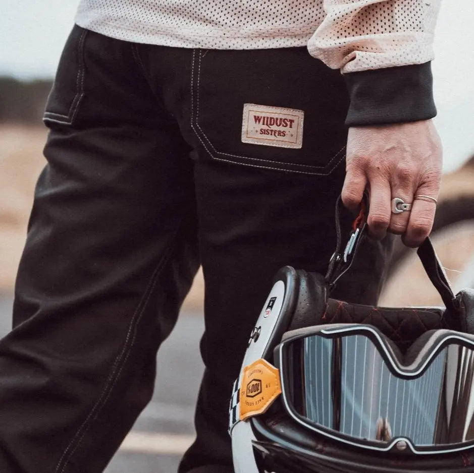 Wildust Sisters Cargo Overland Trousers - Black | Veloce Club