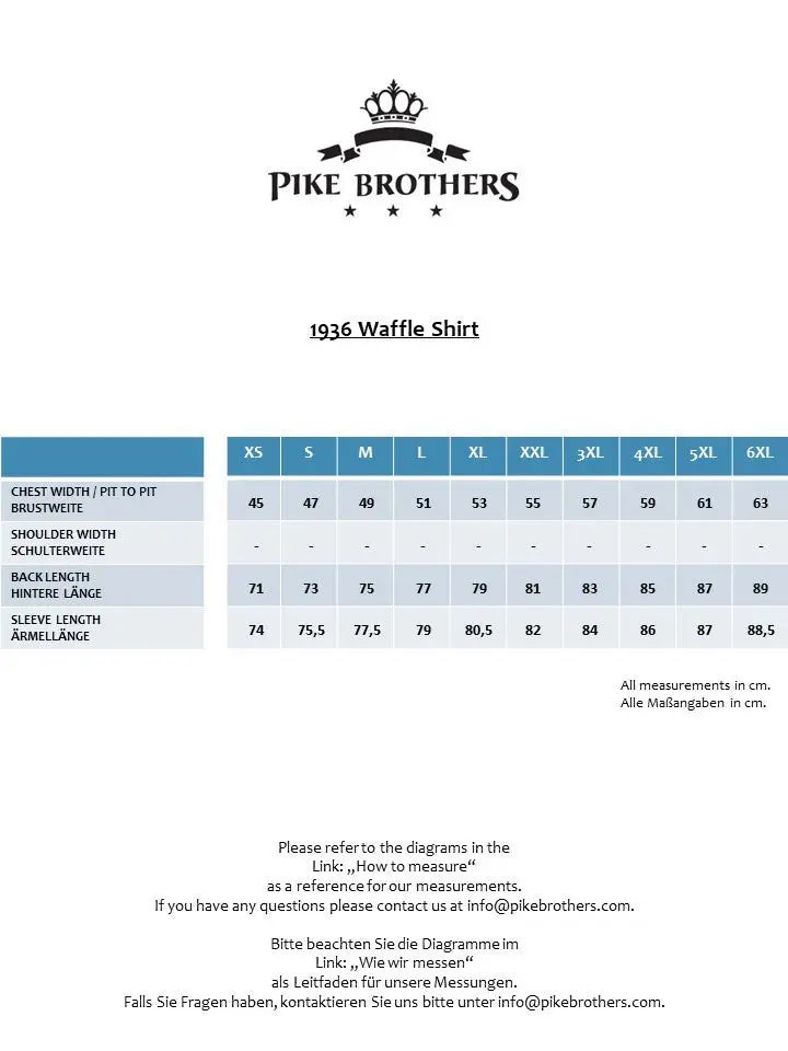 1936 Waffle Shirt Iron Grey