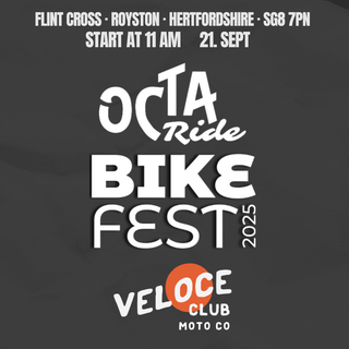 21st September: Bikefest - Octa Ride - available at Veloce Club
