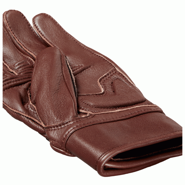 Belstaff Montgomery Leather Motorcycle Gloves Oxblood | Veloce Club