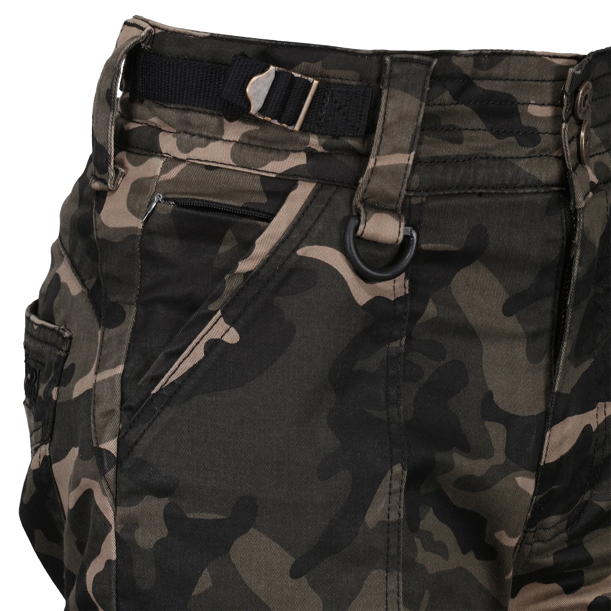 MotoGirl Lara Cargo trousers in Camo