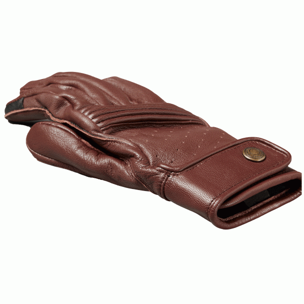 Belstaff Montgomery Leather Motorcycle Gloves Oxblood | Veloce Club