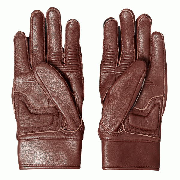 Belstaff Montgomery Leather Motorcycle Gloves Oxblood | Veloce Club