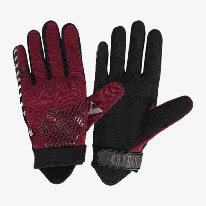 By City Moscow Women's Motorcycle Gloves Burgundy