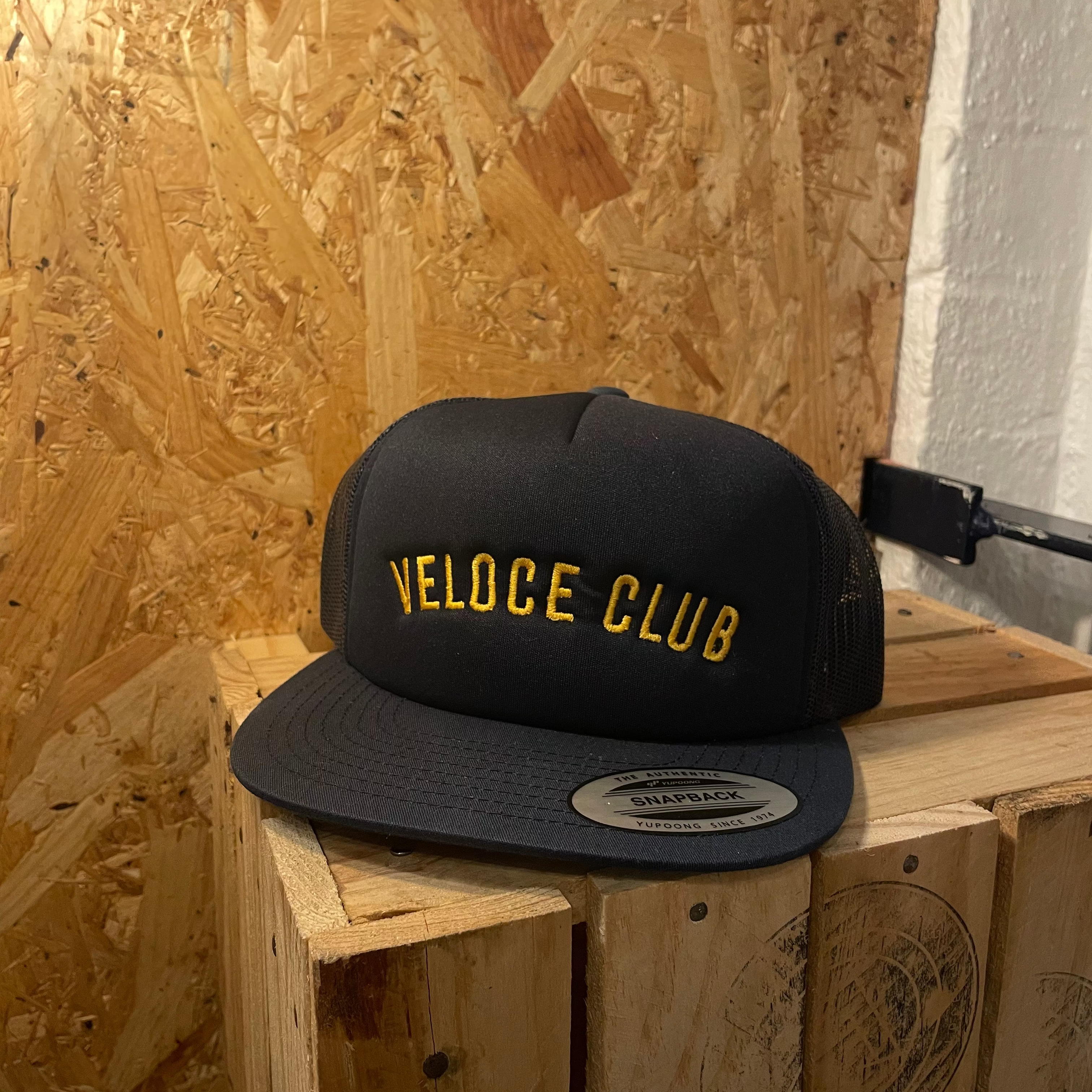 Veloce Club VC01 Trucker Cap in Modena Blue