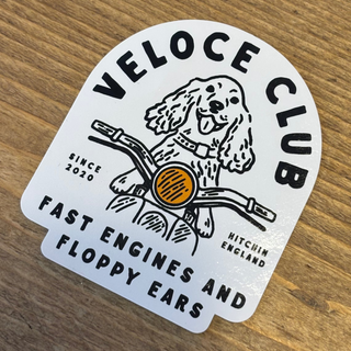 Veloce Club Fast Engines & Floppy Ears Gloss Sticker