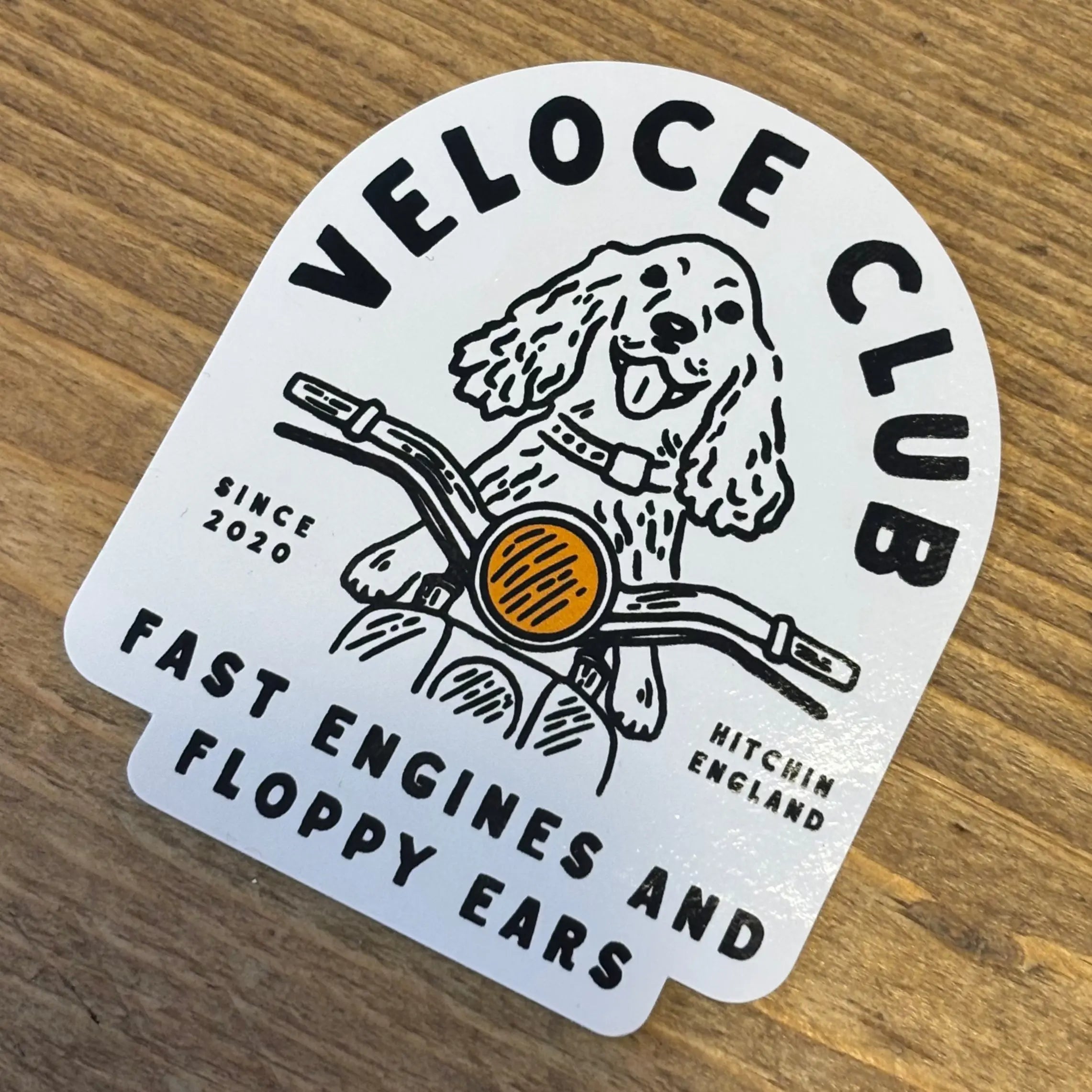Veloce Club Fast Engines & Floppy Ears Gloss Sticker | Veloce Club