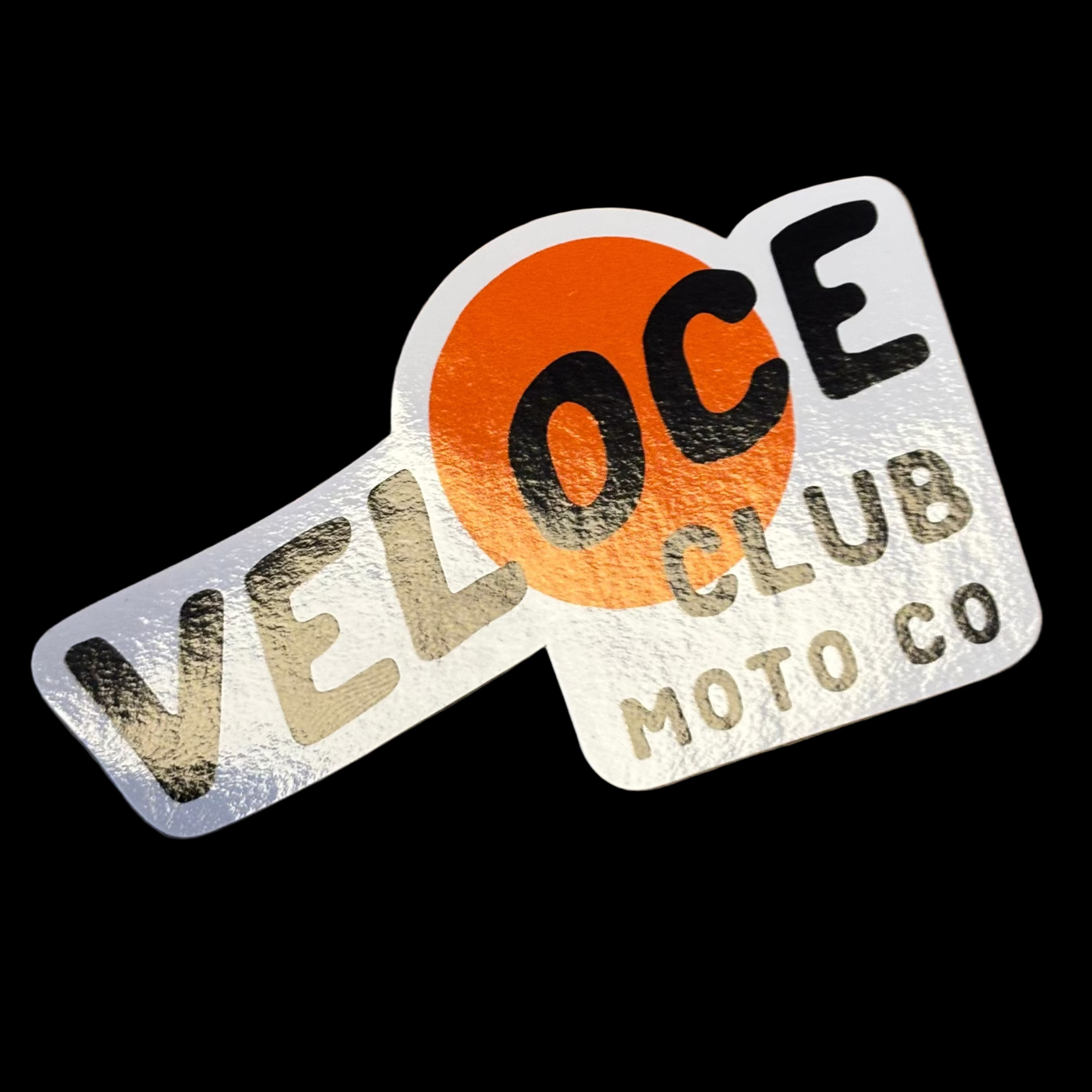 Veloce Club Sunrise Logo gloss sticker