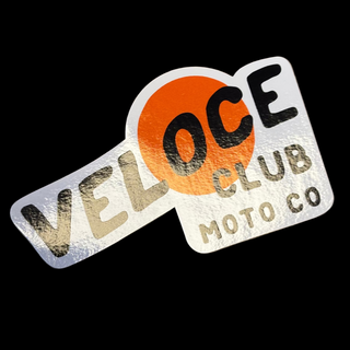 Veloce Club Sunrise Logo gloss sticker