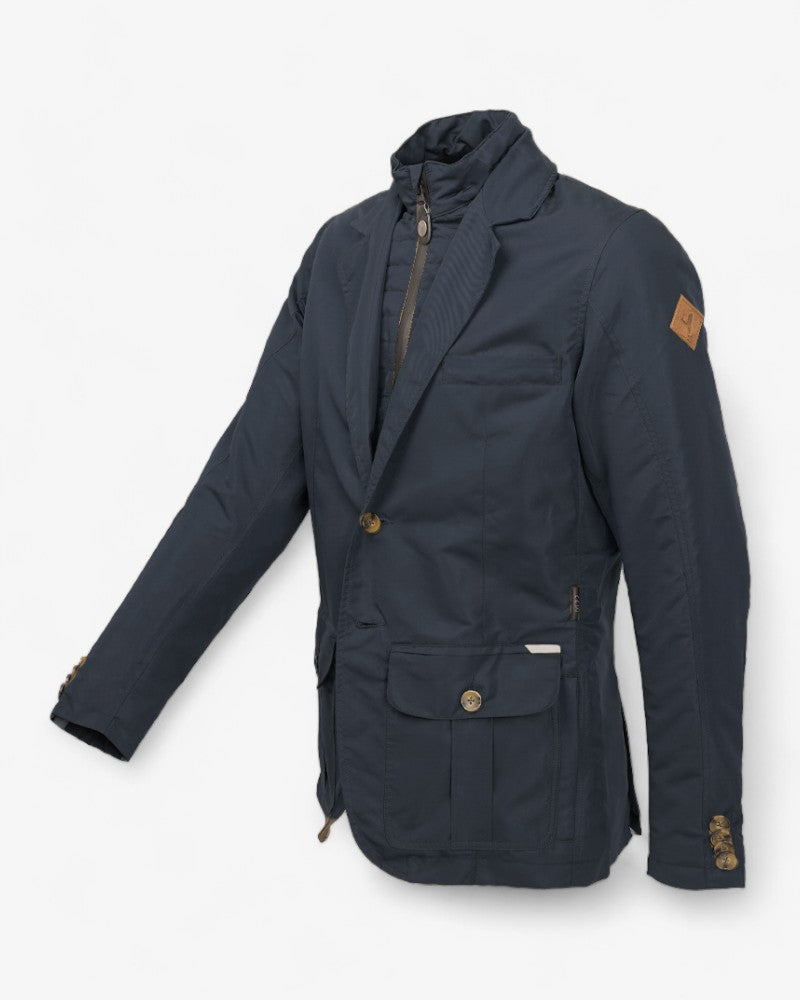 By City Haute Couture Motorcycle Jacket in Blue