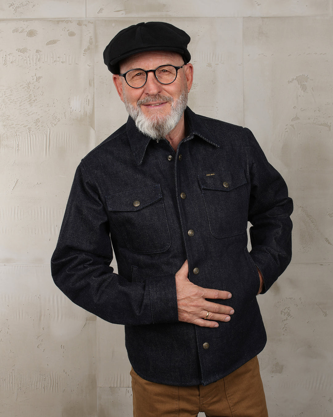 Pike Brothers 1967 CPO Shirt 21oz Denim Indigo | Veloce Club