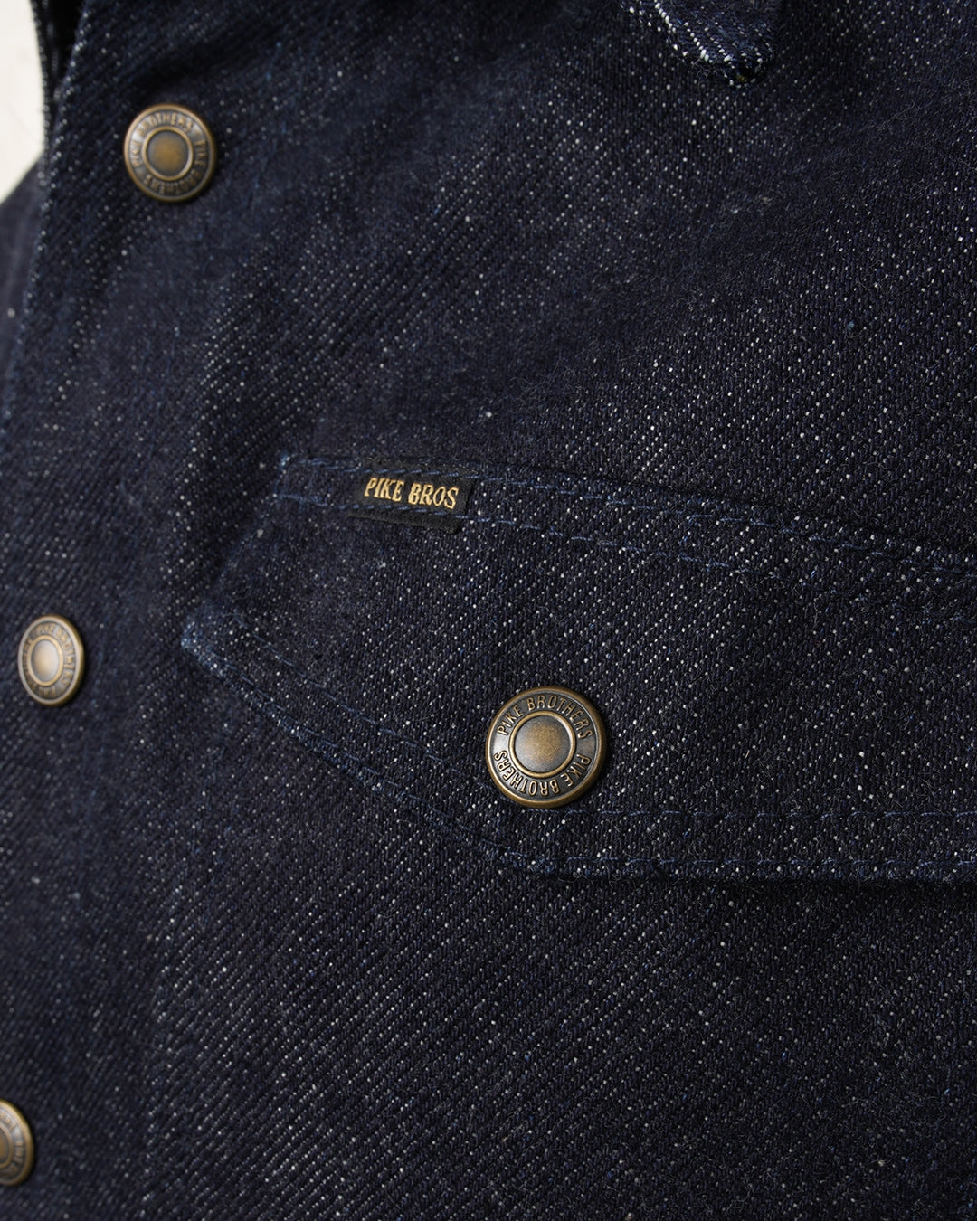 Pike Brothers 1967 CPO Shirt 21oz Denim Indigo | Veloce Club