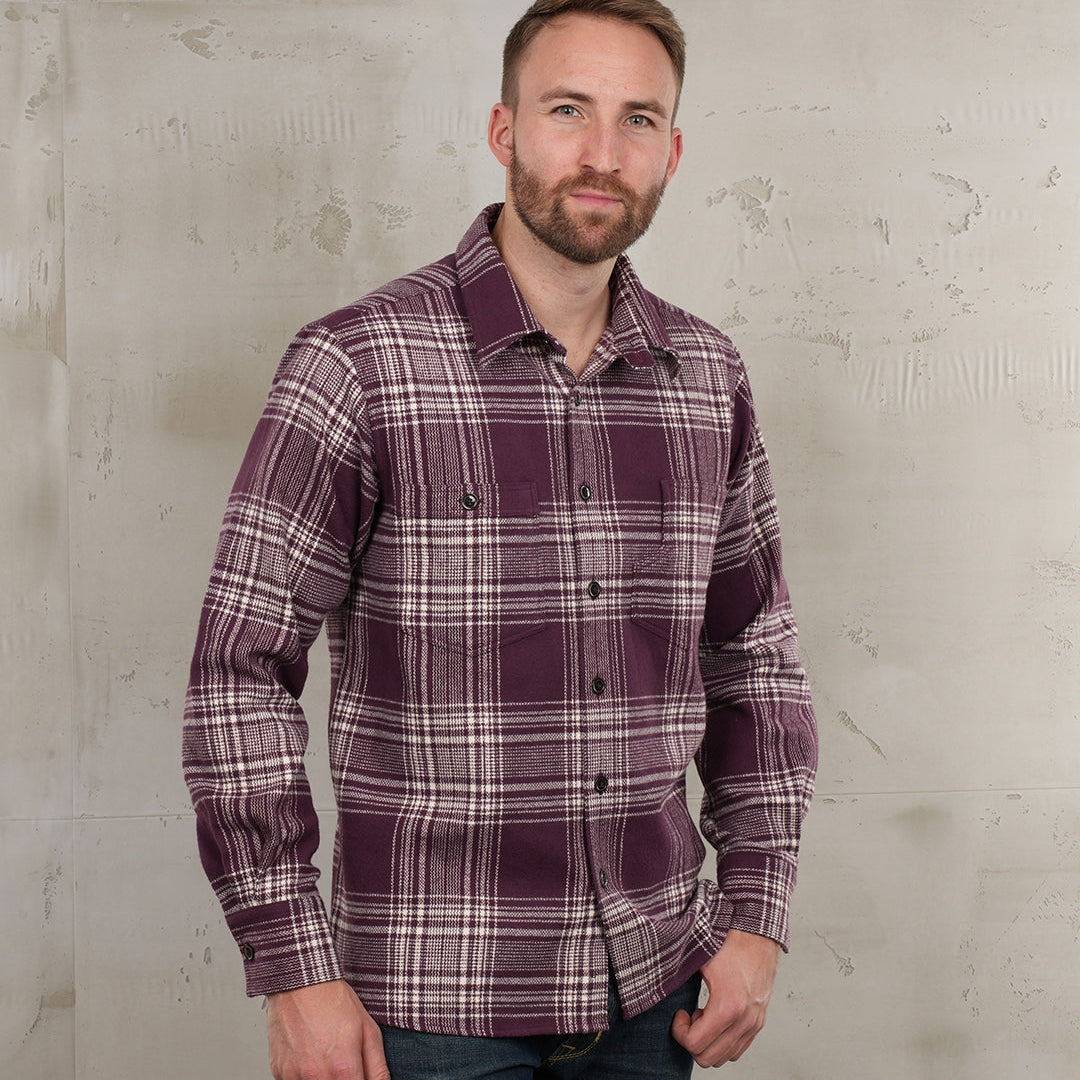 Pike Brothers 1937 Roamer Shirt Livingston Bordeaux | Veloce Club