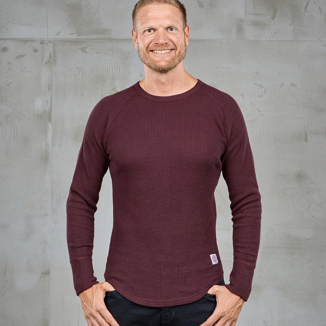 Pike Brothers 1936 Waffle Shirt Berry