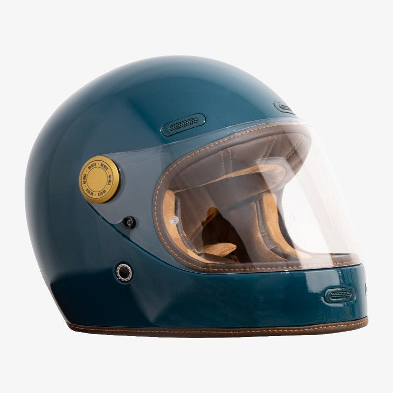 By City Roadster III Motorcycle helmet in Blue | Veloce Club