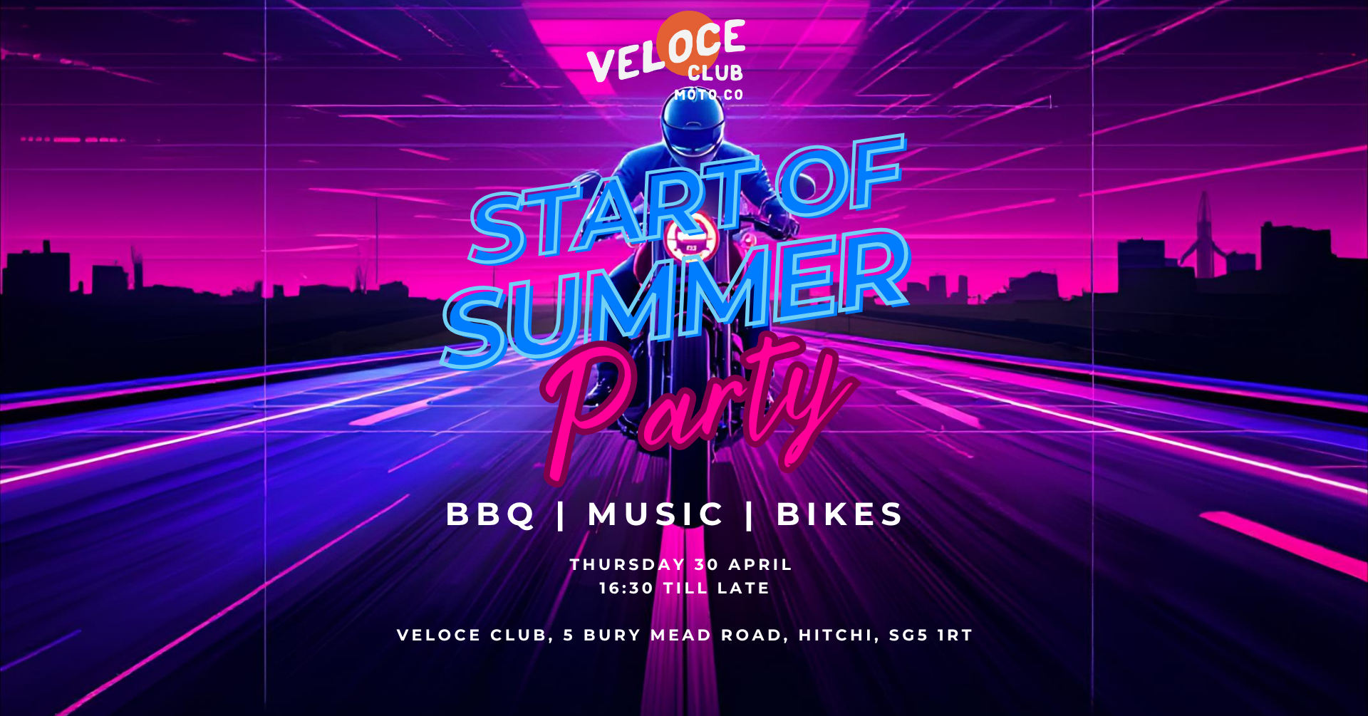 Veloce Club Start of Summer 2026 party