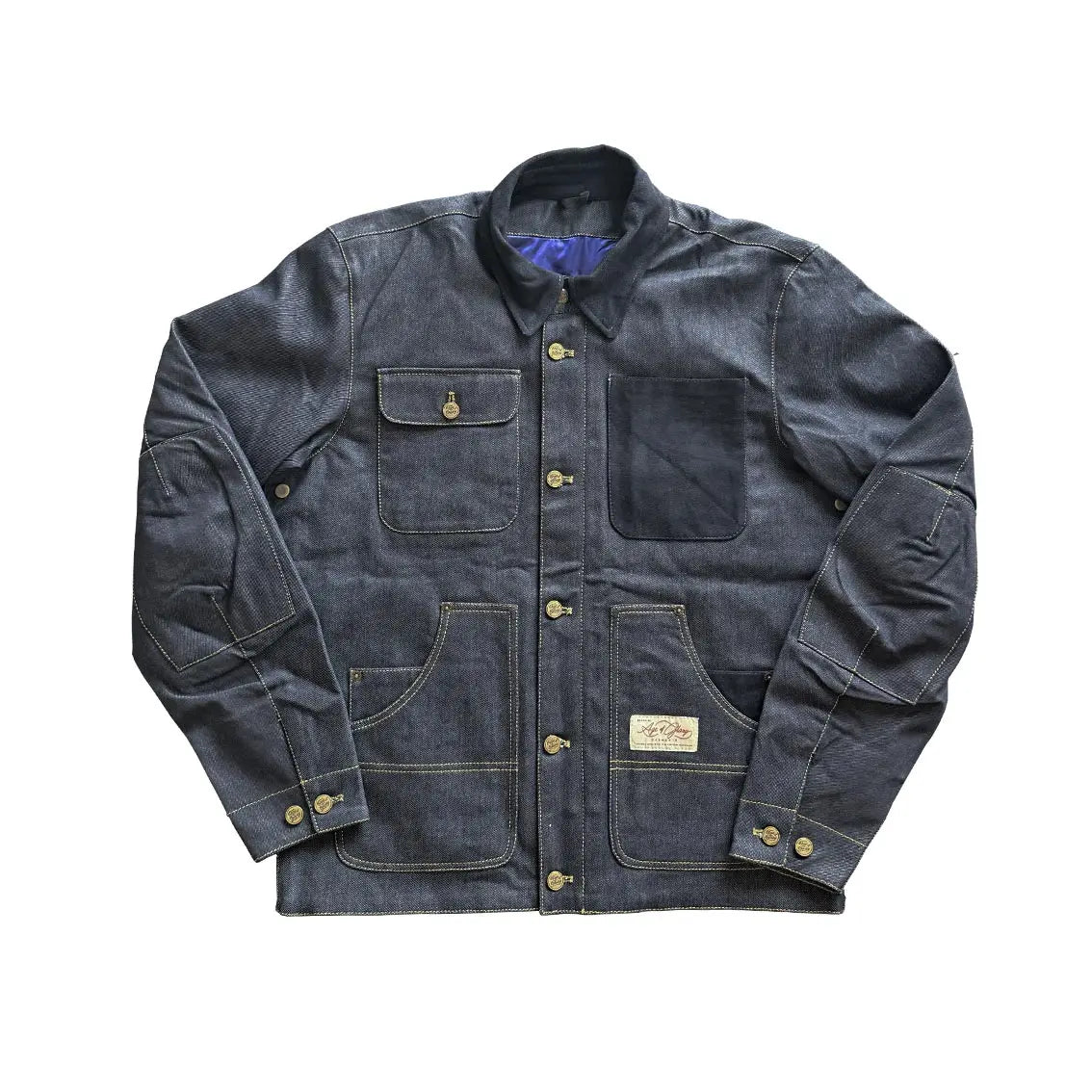 Age of Glory Craftsman Motorcycle Jacket Denim | Veloce Club