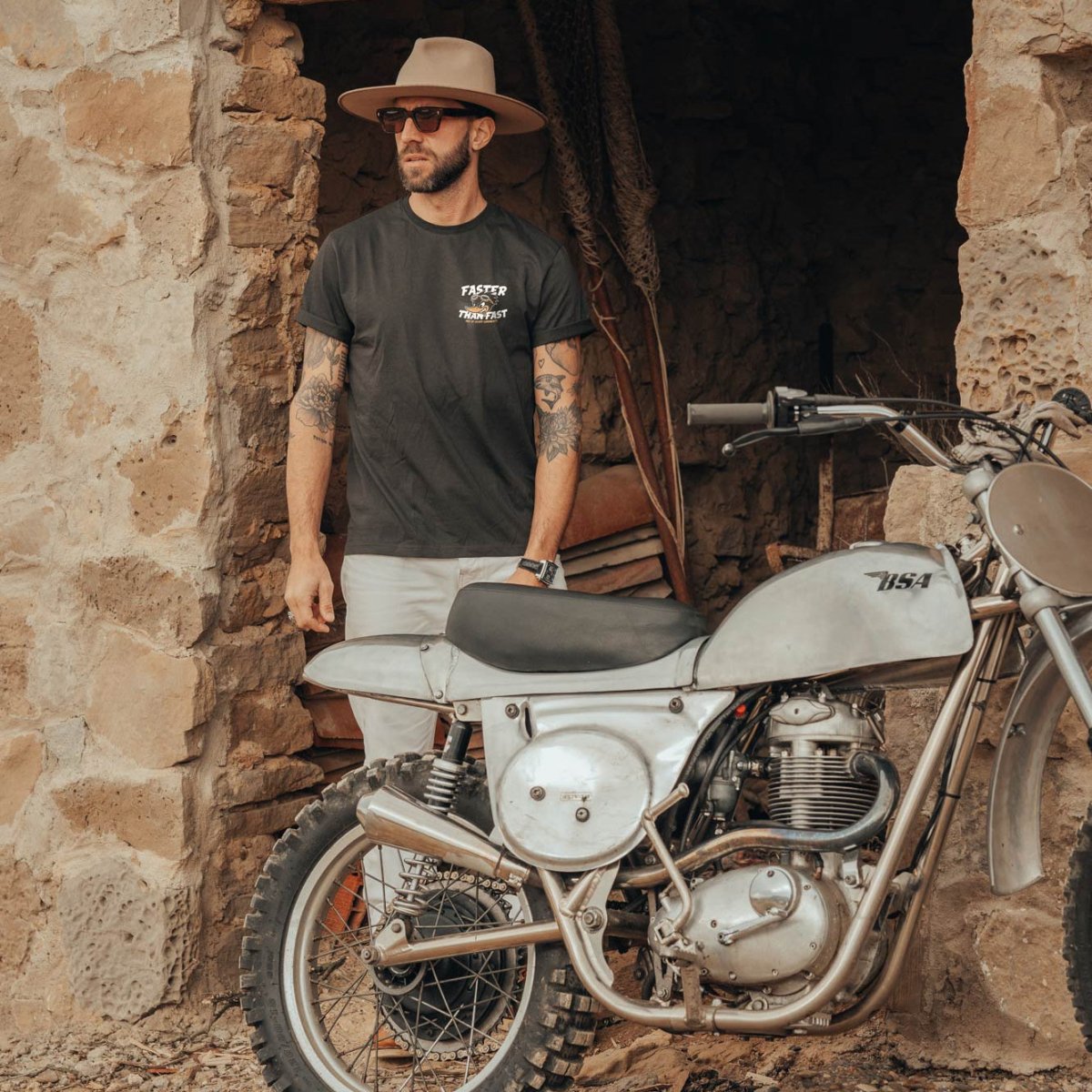 Age of Glory Faster T-Shirt Washed Black | Veloce Club