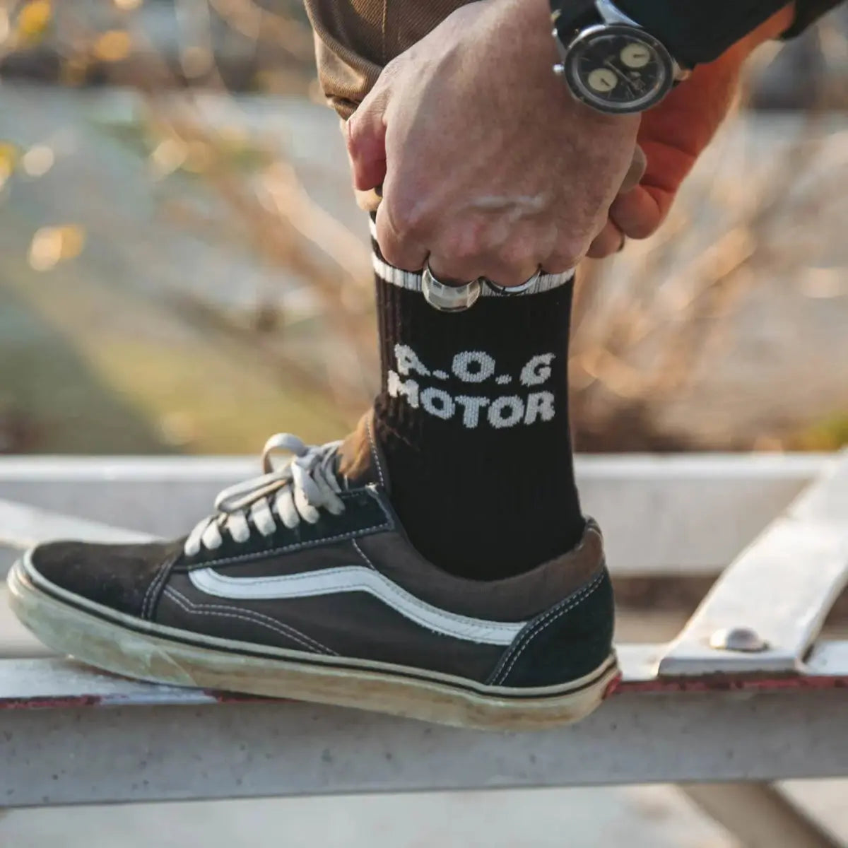 Age of Glory Marauder Socks in Black