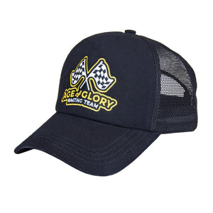 Age of Glory Racing Teams Trucker Cap in Black - available at Veloce Club