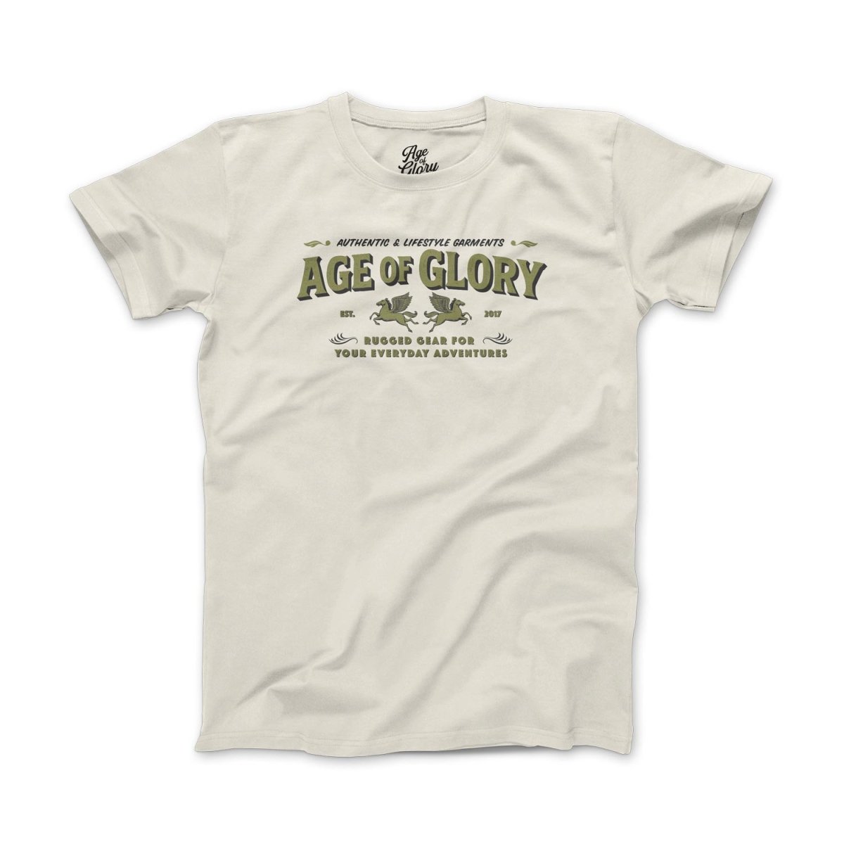 Age of Glory Rugged T-shirt Ecru | Veloce Club