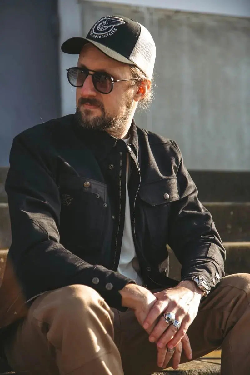 Age of Glory Runaway Riding Shirt in Black | Veloce Club