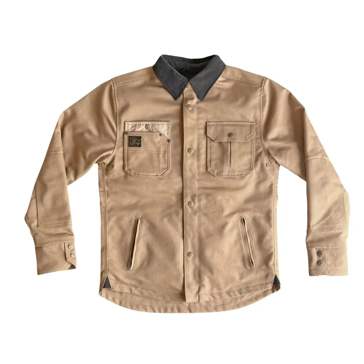 Age of Glory Runaway Riding Shirt in Desert Khaki | Veloce Club