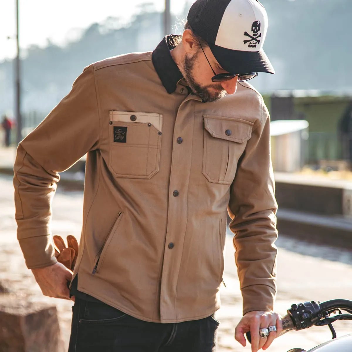 Age of Glory Runaway Riding Shirt in Desert Khaki