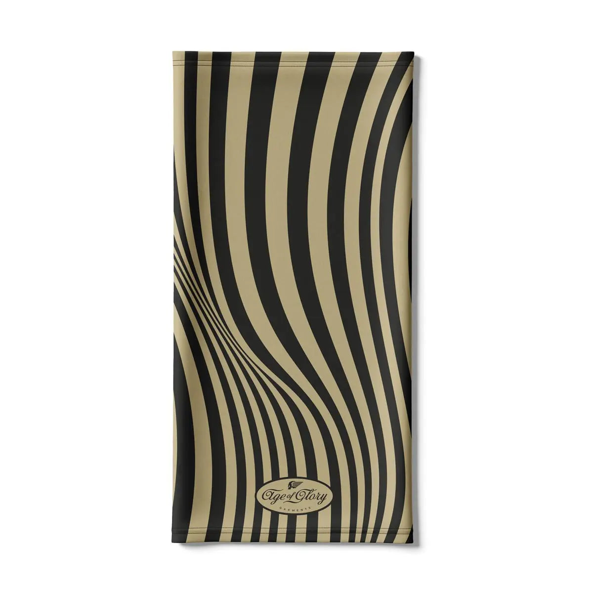 Age of Glory Striped Flag Neck Tube in Black / Gold | Veloce Club