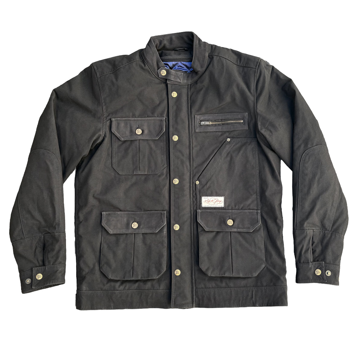 Age of Glory Escape Waxed Cotton Jacket Black