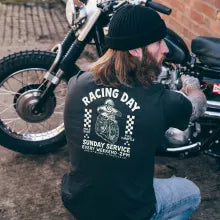 Age of Glory Sunday Service T-Shirt Washed Black | Veloce Club