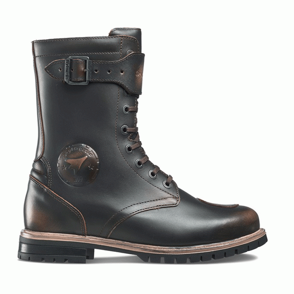 Stylmartin Rocket Waterproof Motorcycle Boots in Brown | Veloce Club