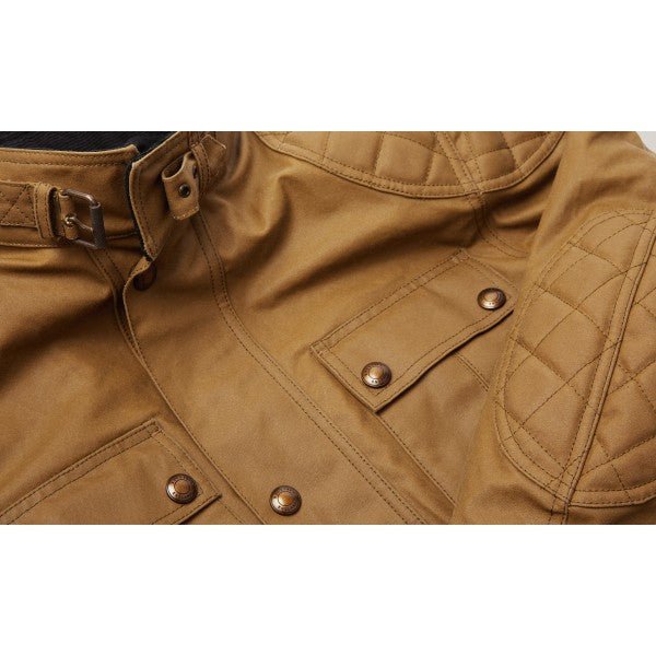 Belstaff Brooklands Waxed Cotton Jacket - Sand | Veloce Club