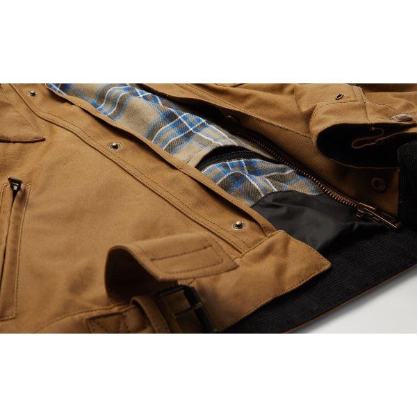 Belstaff Brooklands Waxed Cotton Jacket - Sand | Veloce Club
