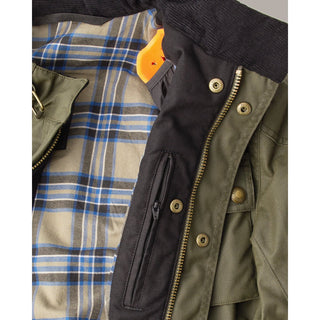 Belstaff Crosby Waxed Cotton Jacket In Forest Green