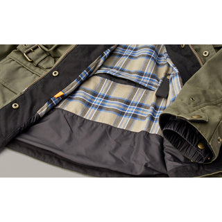 Belstaff Crosby Waxed Cotton Jacket In Forest Green