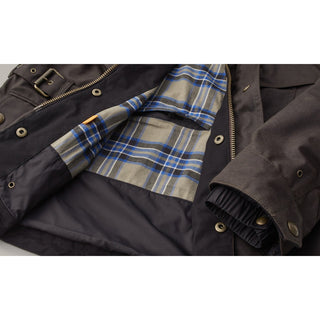 Belstaff Crosby Waxed Cotton Jacket In Mahogany