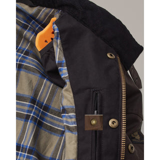 Belstaff Crosby Waxed Cotton Jacket In Mahogany