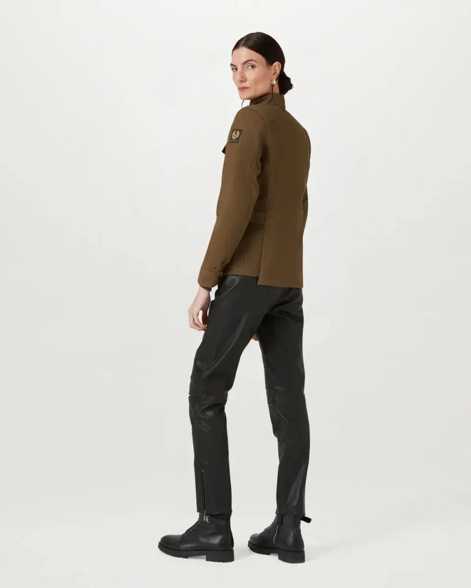 Belstaff Kate's Cottage Women's Motorcycle Jacket - Sand | Veloce Club