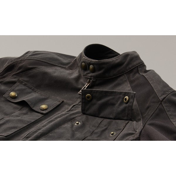 Belstaff Temple Waxed Cotton Motorcycle Jacket Mahogany | Veloce Club