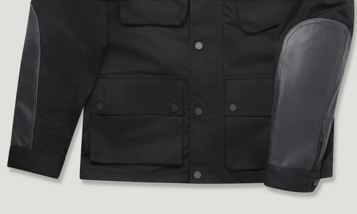 Belstaff Trackmaster Ultracore 8oz Jacket - Black | Veloce Club