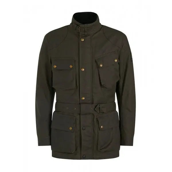 Belstaff Trialmaster Jacket in Olive - available at Veloce Club