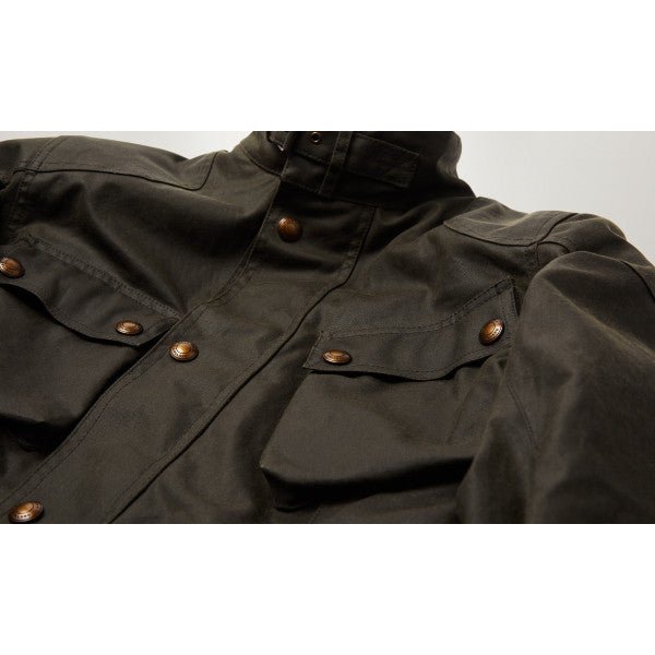 Belstaff Trialmaster Jacket in Olive - available at Veloce Club