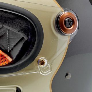 Biltwell Gringo SV Helmet in Metallic Champagne / Charcoal Tracker - available at Veloce Club