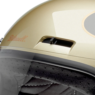 Biltwell Gringo SV Helmet in Metallic Champagne / Charcoal Tracker - available at Veloce Club