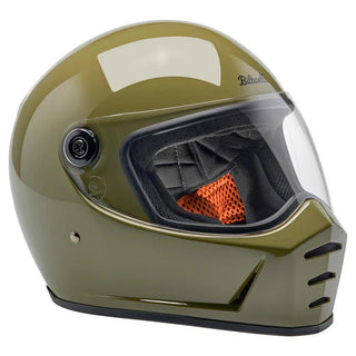 Biltwell Lane Splitter Helmet in Olive Green