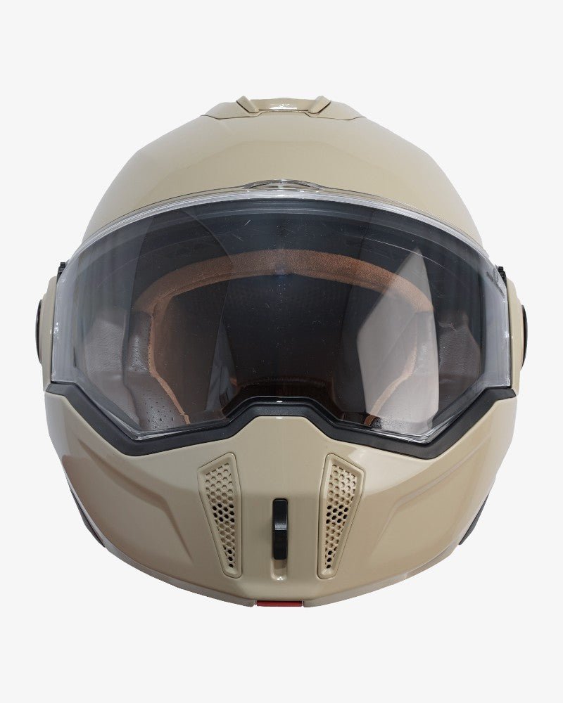 By City 180 Tech II Flip front Helmet in Beige | Veloce Club